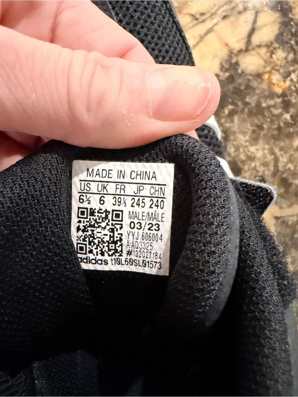 adidas PVC Performance Black High-Top Sneakers with White Stripes
